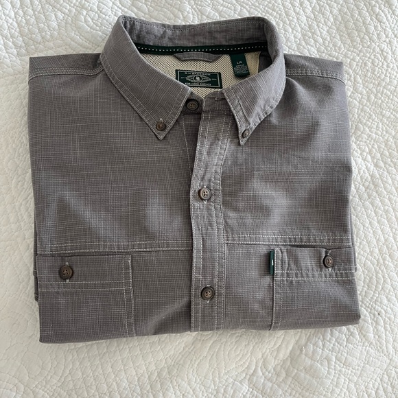 GH Bass & Co Mens Short Sleeve Button down collared Shirt men’s Large - Picture 2 of 10